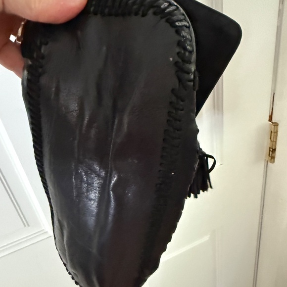 Jay Herbert by Sharif Black Woven Leather Shoulder Bag - Picture 8 of 14